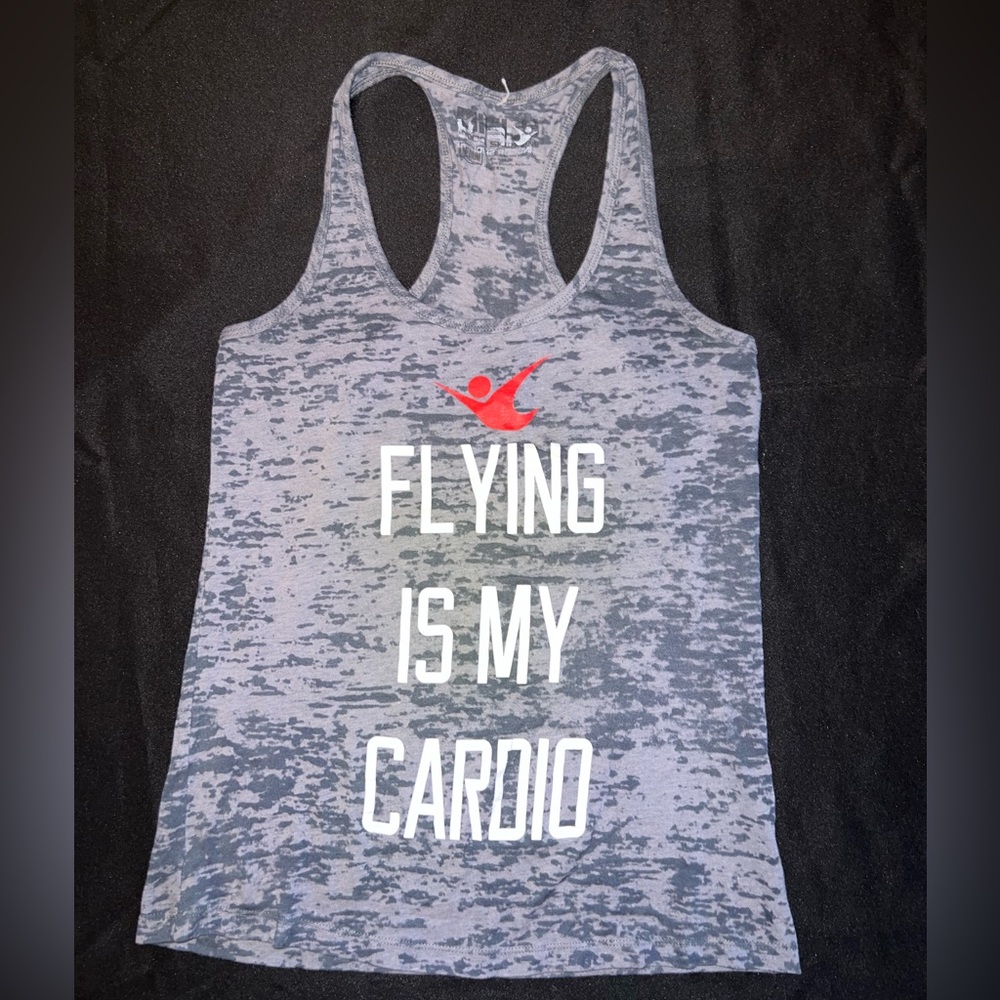 Gray IFLY skydiving tank top, size medium